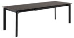 Söögilaud PALERMO 180/240x90xH76cm, must - Pilt 3