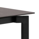 Söögilaud PALERMO 180/240x90xH76cm, must - Pilt 4