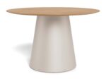 Söögilaud SOLI D120xH75cm, naturaalne/hall - Pilt 2