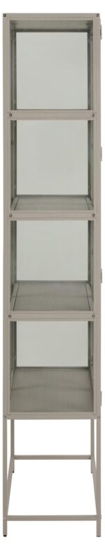 Vitriinkapp SEAFORD 77x35xH185,6cm, hall - Pilt 3