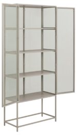 Vitriinkapp SEAFORD 77x35xH185,6cm, hall - Pilt 4