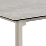 Söögilaud PALERMO 160x90xH75cm, hall - Pilt 3