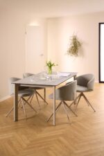 Söögilaud PALERMO 160x90xH75cm, hall - Pilt 7