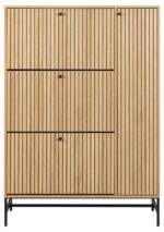 Jalanõudekapp ALBANY 98,7x35xH140,4cm, naturaalne - Pilt 2