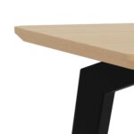 Söögilaud CADIZ 160x90xH75cm, naturaalne - Pilt 6