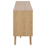 Kummut MARTE 180x40xH75cm, hele tamm - Pilt 3