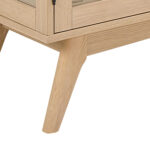 Vitriinkapp MARTE 94x40xH192cm, hele tamm - Pilt 6