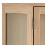 Vitriinkapp MARTE 140x40xH148cm, hele tamm - Pilt 5