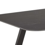 Söögilaud ANTALYA 180x90xH75cm, must - Pilt 4