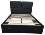 Voodi CALVI 140x190cm, hall - Pilt 3