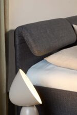 Voodi CALVI 140x190cm, hall - Pilt 6