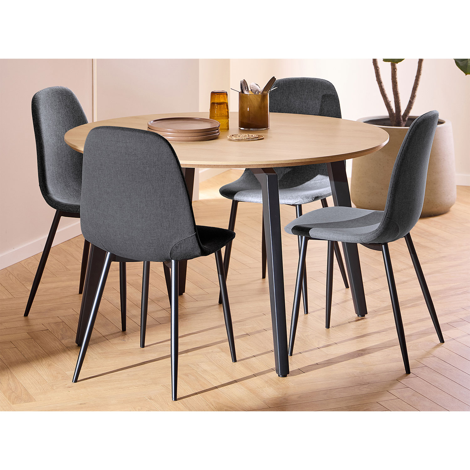 AC25037 Söögilauakomplekt CADIZ D120xH75cm