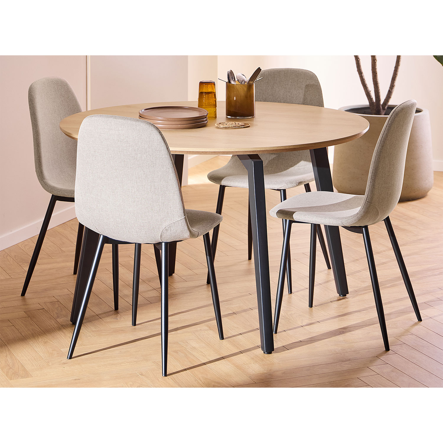AC25072 Söögilauakomplekt CADIZ D120xH75cm