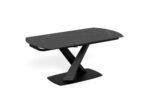 Söögilaud MORELLA 120/180x90xH77cm, must - Pilt 4