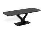Söögilaud MORELLA 160/240x90xH77cm, must - Pilt 4