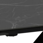 Söögilaud MORELLA 160/240x90xH77cm, must - Pilt 6