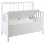 Esikupink ASTER 90x48xH85cm, valge - Pilt 4
