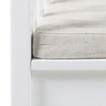 Esikupink ASTER 90x48xH85cm, valge - Pilt 6