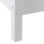 Esikupink ASTER 90x48xH85cm, valge - Pilt 7