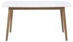 Söögilaud NAGANO 150x80xH75,5cm, valge - Pilt 3