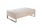 Diivanilaud AZALEA 110x60xH35cm, klaas/tamm - Pilt 4