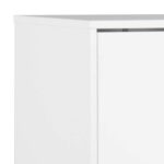 Jalatsikapp MITRA 47x30xH133,5cm, valge - Pilt 7