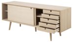 Kummut CENTURY 180x45xH71cm, hele tamm - Pilt 5