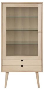 Vitriinkapp CENTURY 72x36xH143,2cm, tamm - Pilt 2