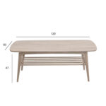 Diivanilaud WOODSTOCK 120x60xH47cm, tamm - Pilt 2