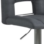 Baaritool SYLVIA tumehall/kroom - Pilt 7