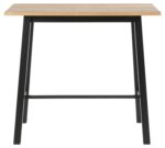 Baarilaud CHARA 117x58xH105cm, tamm/must - Pilt 3