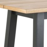 Baarilaud CHARA 117x58xH105cm, tamm/must - Pilt 5