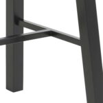 Baarilaud CHARA 117x58xH105cm, tamm/must - Pilt 6