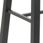 Baarilaud CHARA 117x58xH105cm, tamm/must - Pilt 7