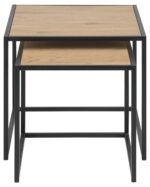 Diivanilauad 2tk SEAFORD 40x40xH40cm, 50x50xH45cm, tamm - Pilt 4