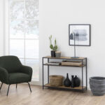 Konsoollaud SEAFORD 100x35xH79cm, tamm - Pilt 2