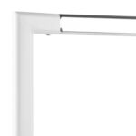 Riiete stange BRENT 117x59xH165cm, valge/kroom - Pilt 4