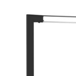 Riiete stange BRENT 117x59xH165cm, must/kroom - Pilt 5