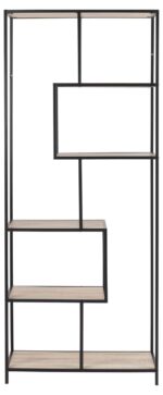 Riiul SEAFORD 77x35xH185cm, sonoma tamm - Pilt 2