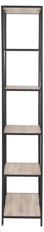 Riiul SEAFORD 77x35xH185cm, sonoma tamm - Pilt 3