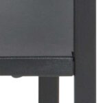 Öökapp NEWTON 45x40xH50,5cm, must - Pilt 6