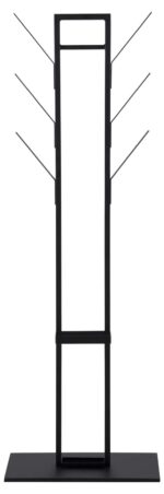 Põrandanagi VINSON 56x28xH165cm, must - Pilt 3