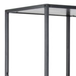 Riiul SEAFORD 77x35xH185cm, must - Pilt 5