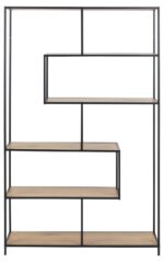 Riiul SEAFORD 114x35xH185cm, tamm - Pilt 3