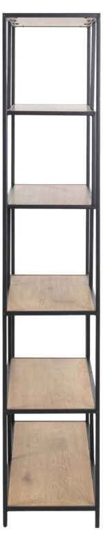 Riiul SEAFORD 114x35xH185cm, tamm - Pilt 4