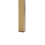 Diivanilaud ALISMA D80xH45cm, valge marmor/kuldne - Pilt 5