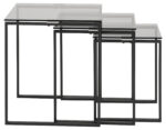 Diivanilauad 3tk KATRINE 50x50xH55cm, 43x43xH50cm, 36x36xH45cm, hall - Pilt 3