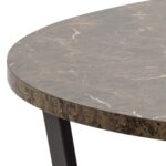 Söögilaud AMBLE D110xH75cm, pruun marmor - Pilt 5