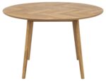 Söögilaud NAGANO D120xH75cm, kalasaba tamm - Pilt 2