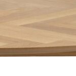 Söögilaud NAGANO D120xH75cm, kalasaba tamm - Pilt 5